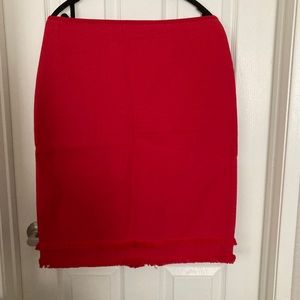 Beautiful Ann Taylor red skirt